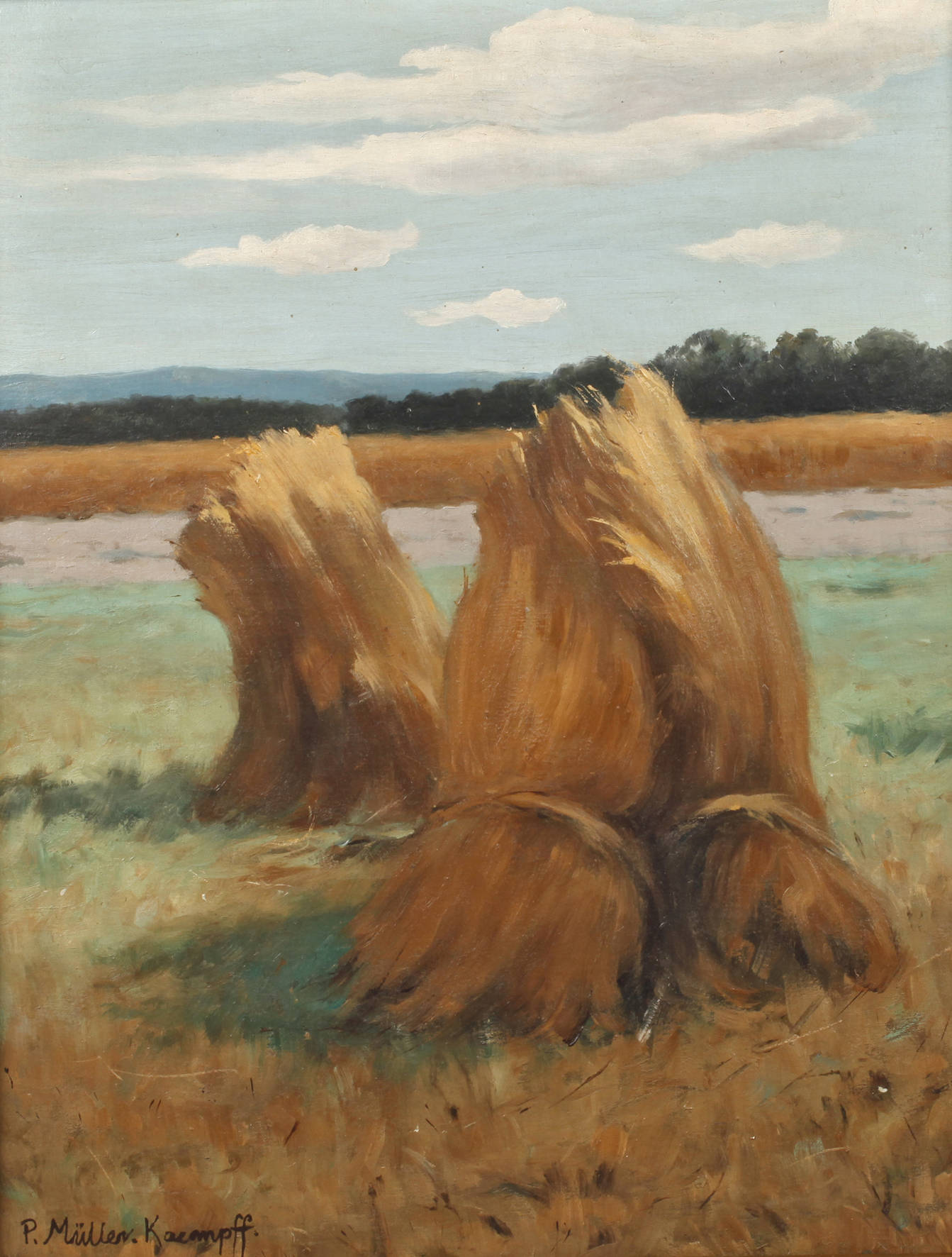 Prof. Paul Müller-Kaempff, Erntelandschaft