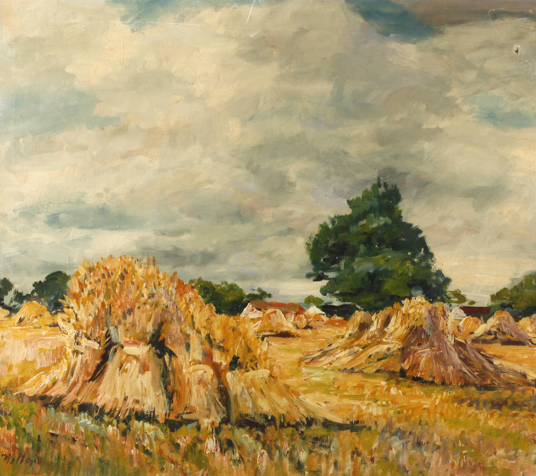 E. Wolter, Erntelandschaft