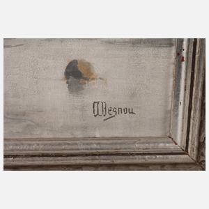 Auguste Besnou, Sonntag am Strand