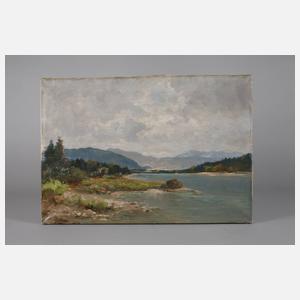 Müller-Schwaben, Fritz, ”Isar bei Lenggries”