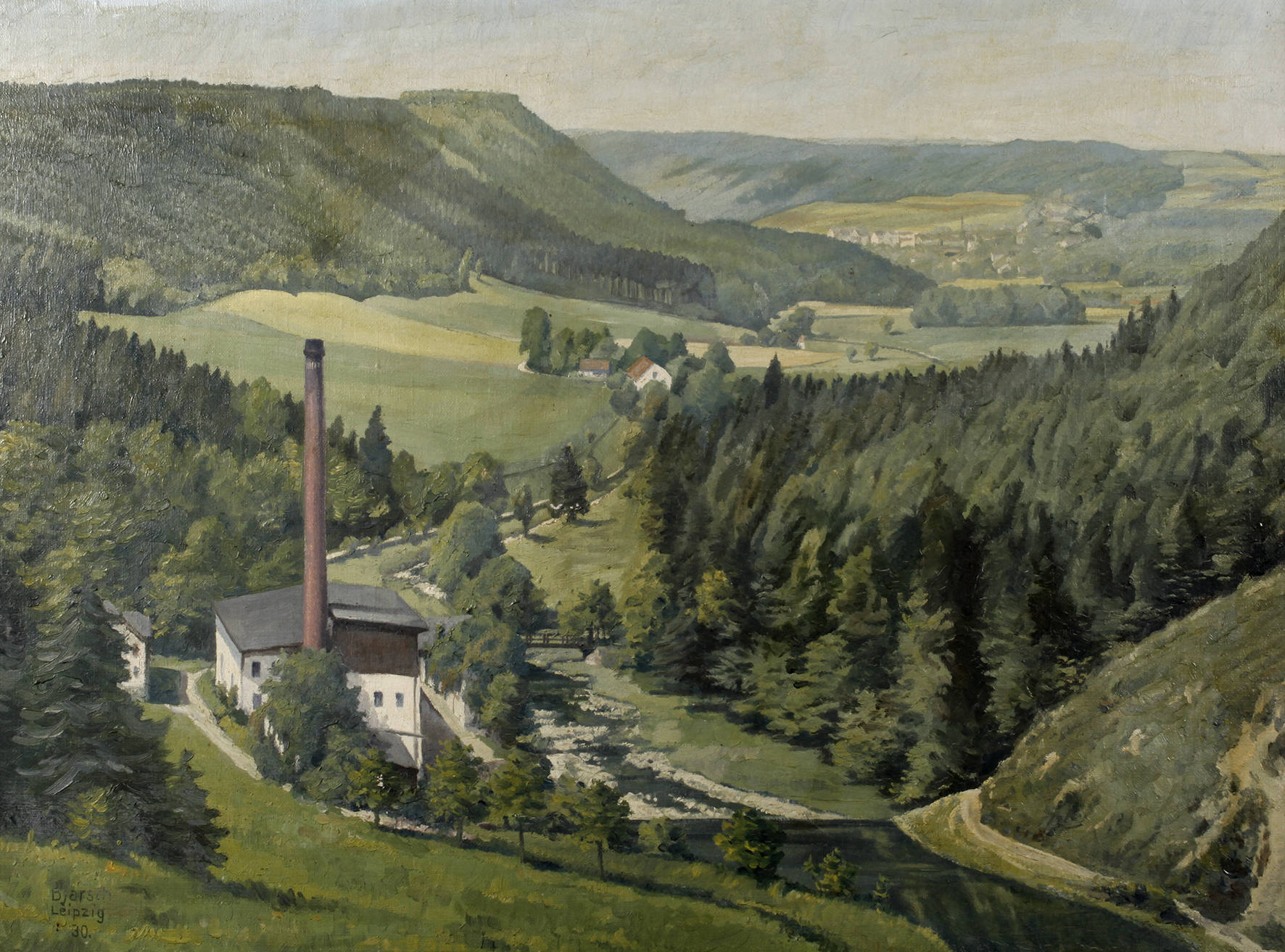 Willy Bjarsch, Sächsische Mittelgebirgslandschaft