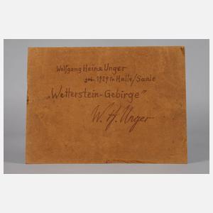 Wolfgang Heinz Unger, ”Wetterstein-Gebirge”