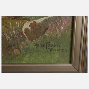 Prof. Hans Frahm, alpine Hochgebirgslandschaft