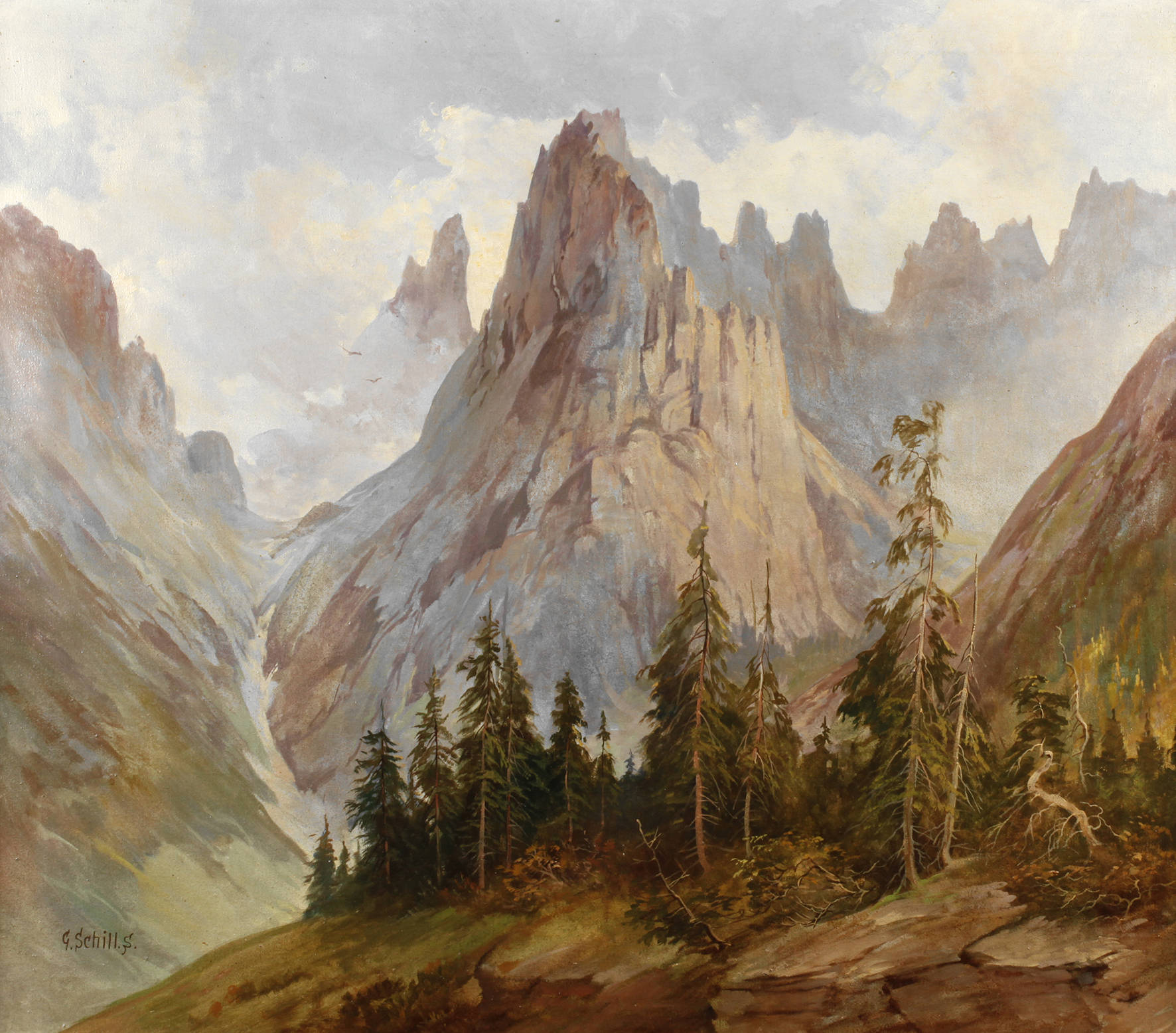 Georg Schill der Ältere, attr., ”Monfalcone di Forni”