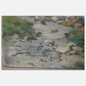 Prof. Hans W. Schmidt, Ansicht Ferleiten mit Großglockner