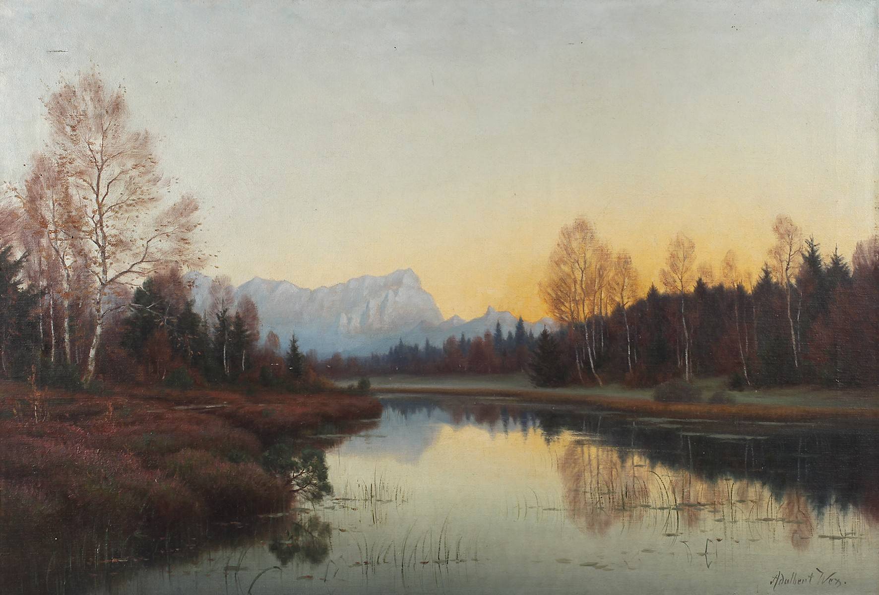 Adalbert Wex, ”Motiv bei Berg am Starnberger See”