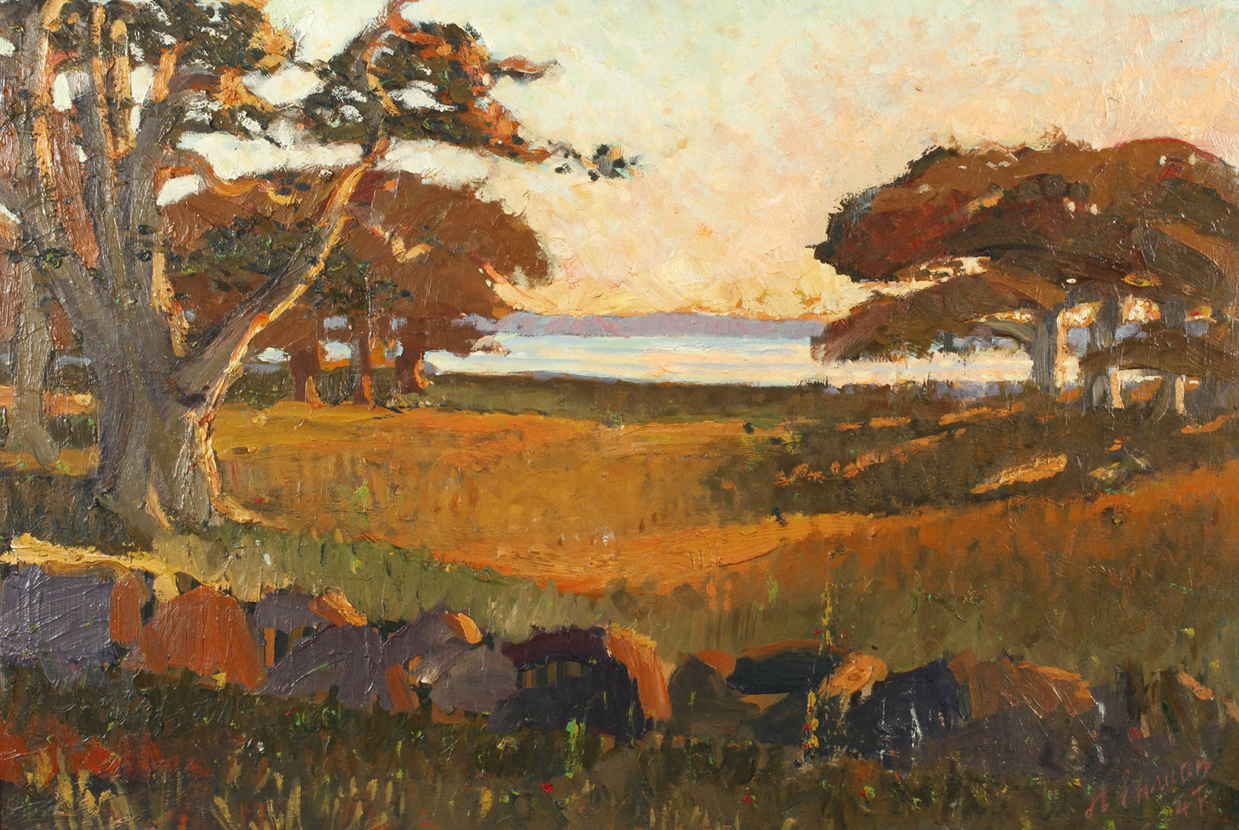 H. Ekman, Abend am See