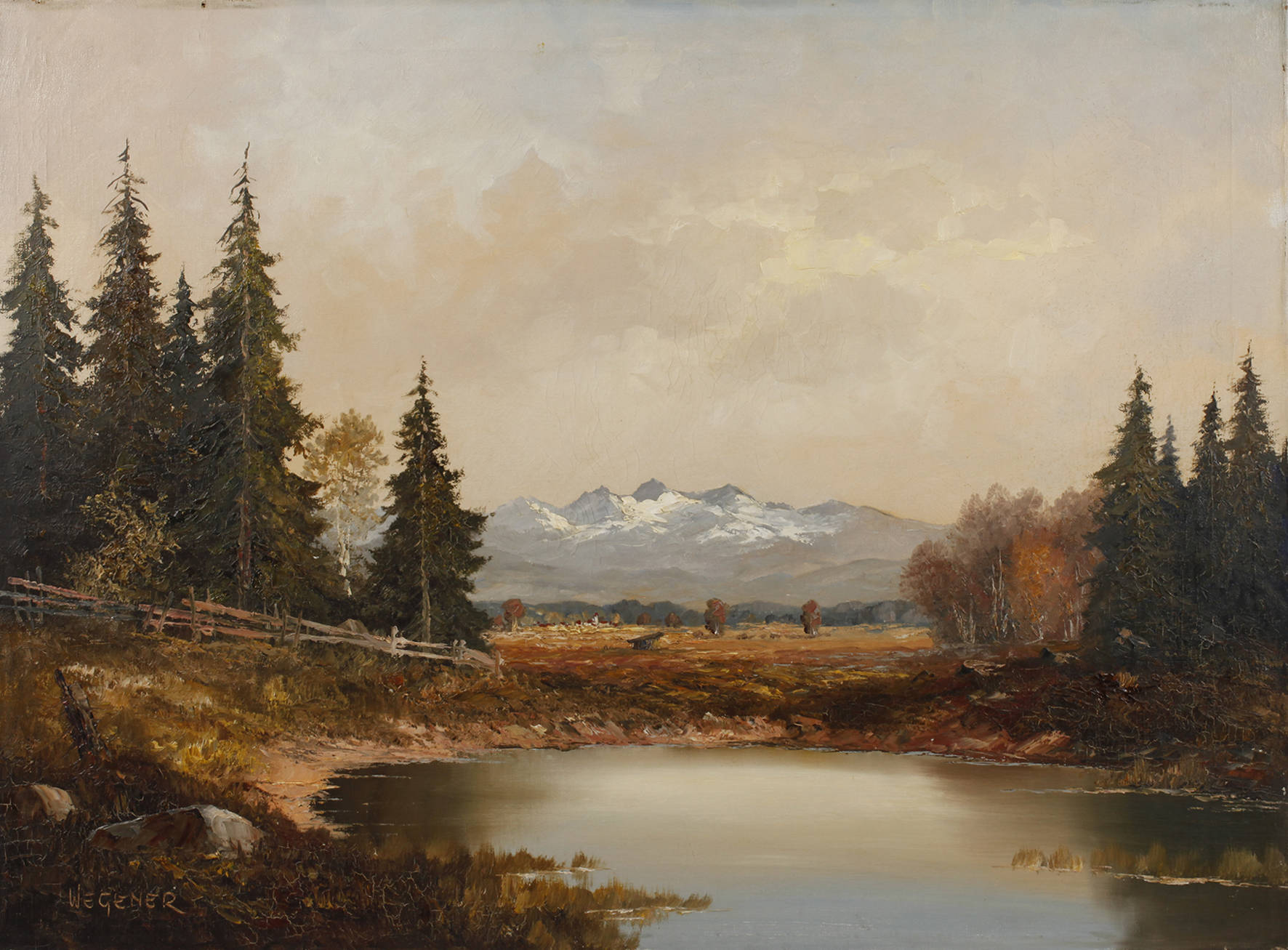 Wegener, Voralpenlandschaft