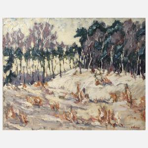 Adolf Mertens, attr., Winterwald
