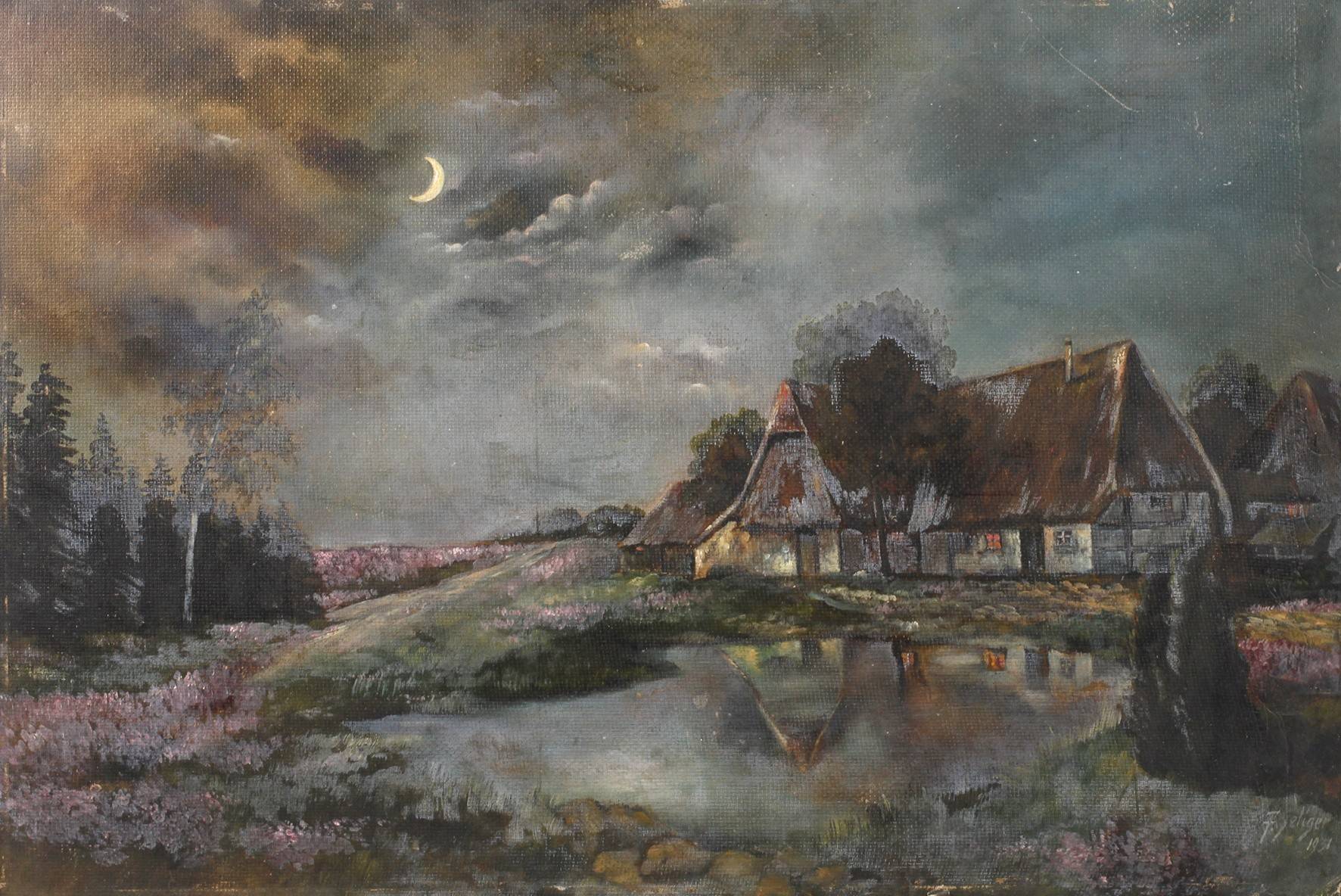 F. Seliger, Nacht in der Heide