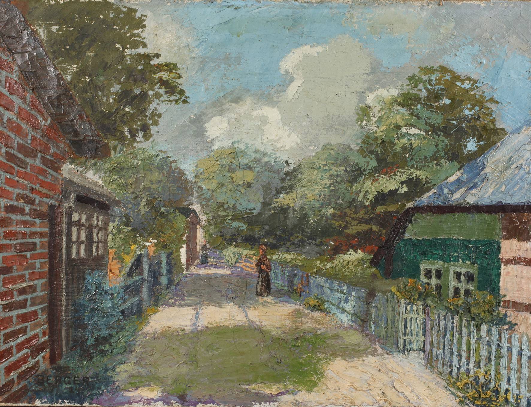 Berger, Sommerliche Dorfstraße