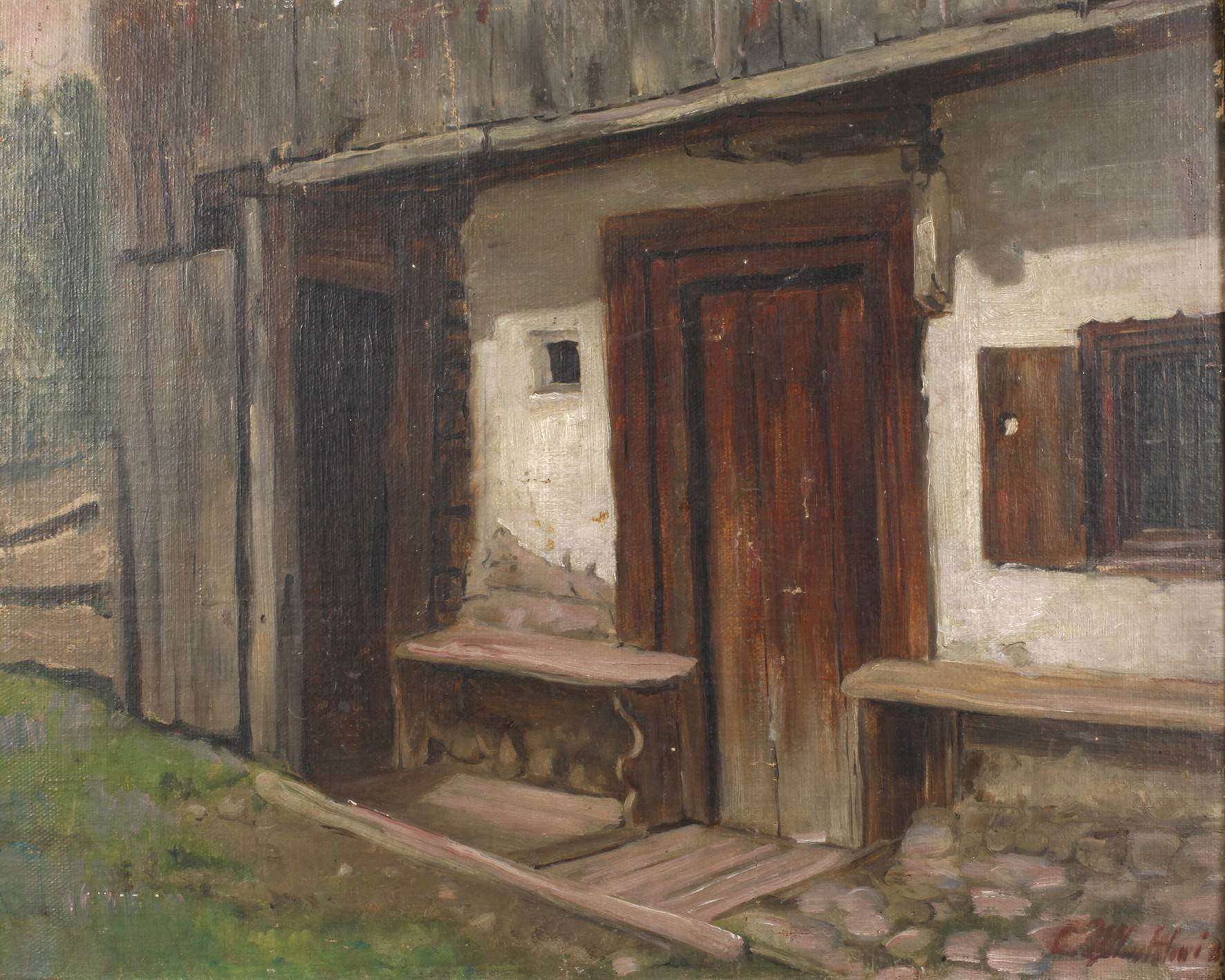 Carl Max Schultheiss, Oberbayerisches Bauernhaus