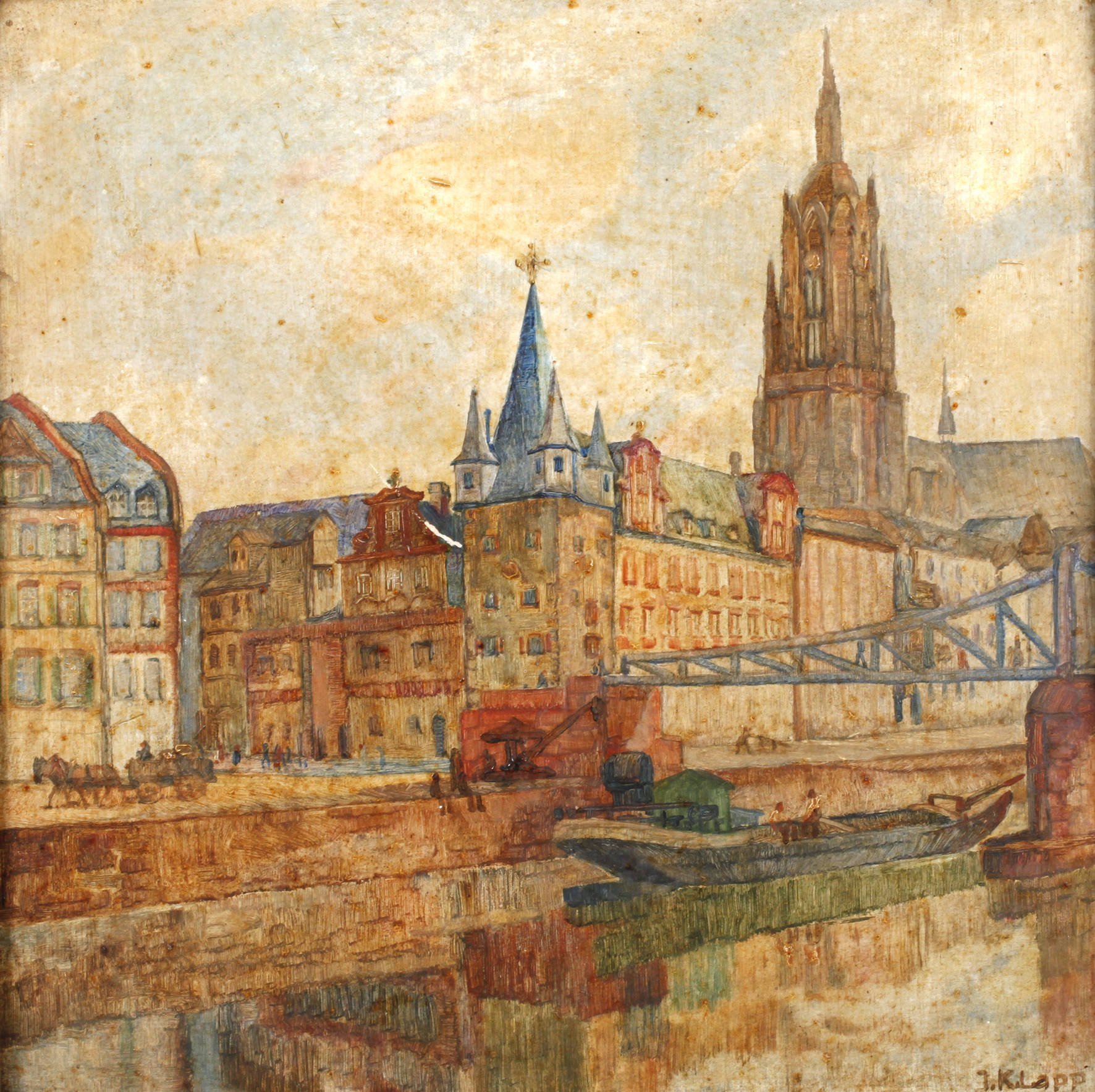 J. K. Lapp, Ansicht Frankfurt am Main