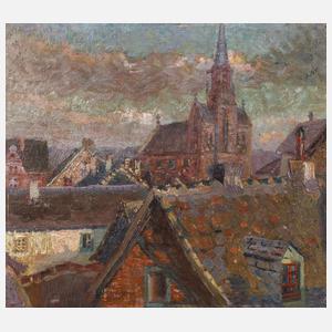 Städtische Dachlandschaft