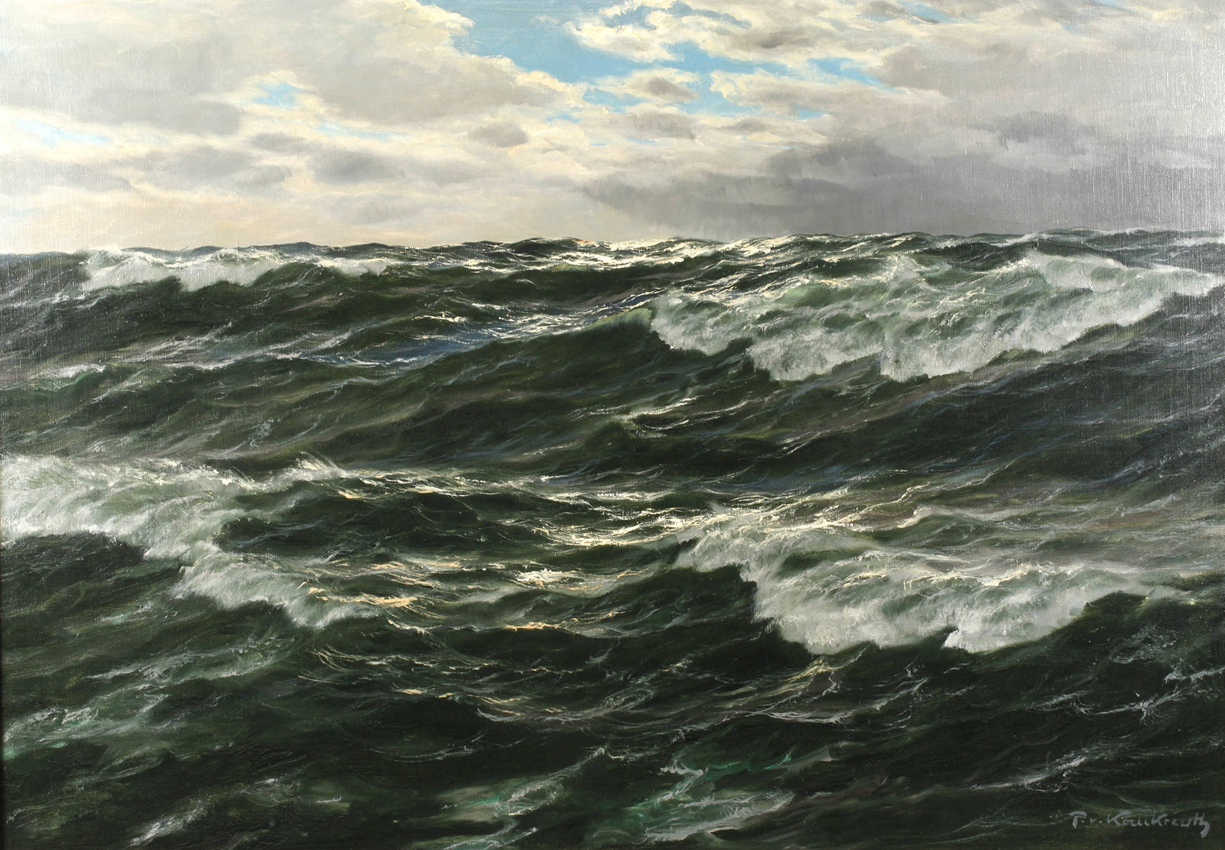 Patrick von Kalckreuth, Meeresbrandung