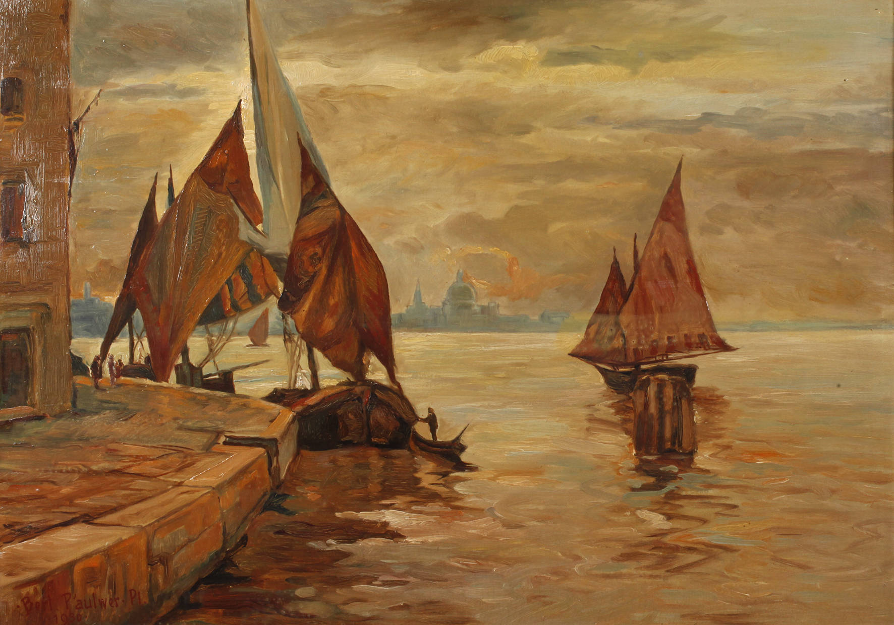 Bert Paulwer, Boote vor Venedig