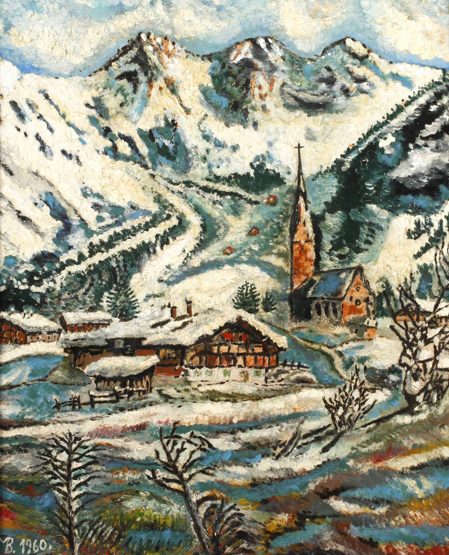 Ansicht Mittelberg im Walsertal