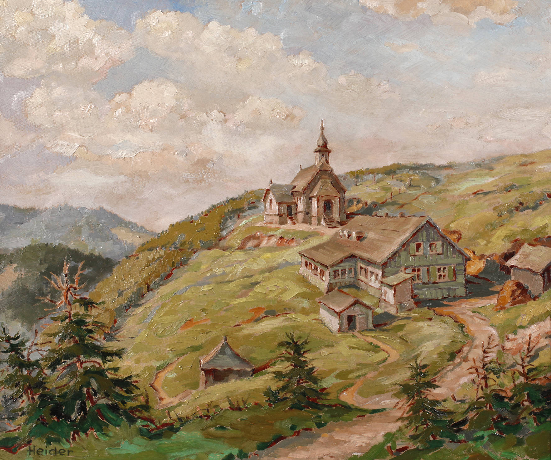 Heider, Heidebrünnel im Altvater-Gebirge