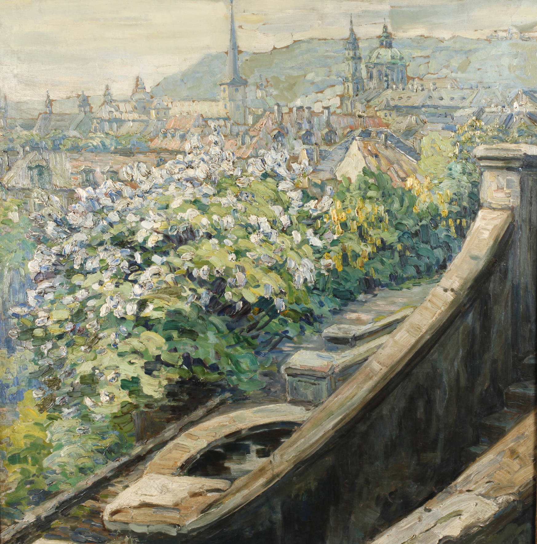 Prager Kleinseite im Frühling