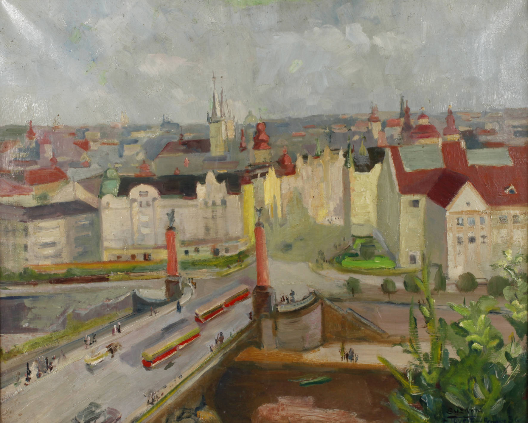 Suzanne Tourte, Ansicht von Prag