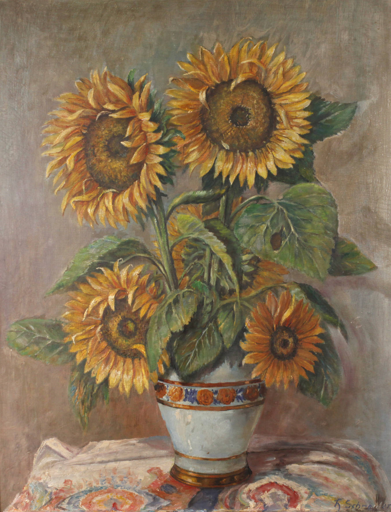 H. Schneider, Sonnenblumen