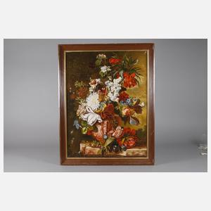 M. Vyhlidka, Blumenstillleben nach Jan van Huysum