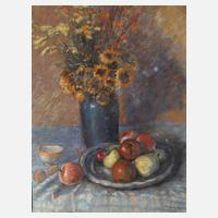 H. Weber, Stillleben mit Blumen und Früchten111