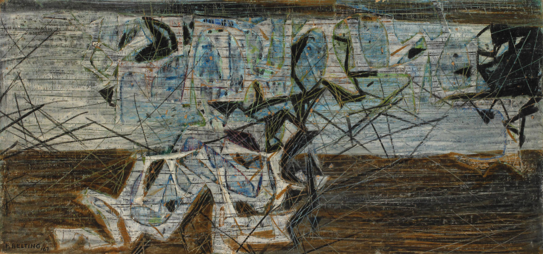 Franz Belting, Abstrakte Komposition