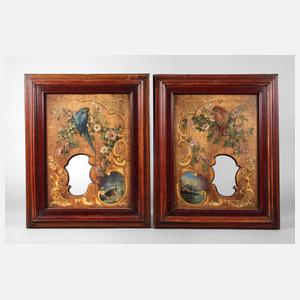 Paar dekorative Fotorahmen um 1900