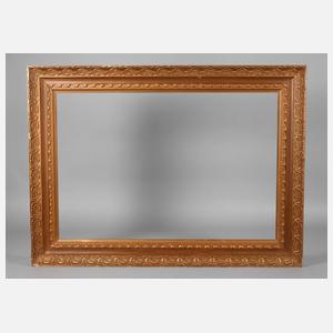 Goldbronzierte Stuckleiste um 1920