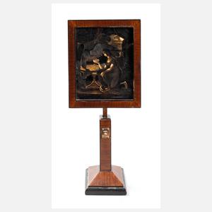 Feine Lithophanie Hebe und Zeus