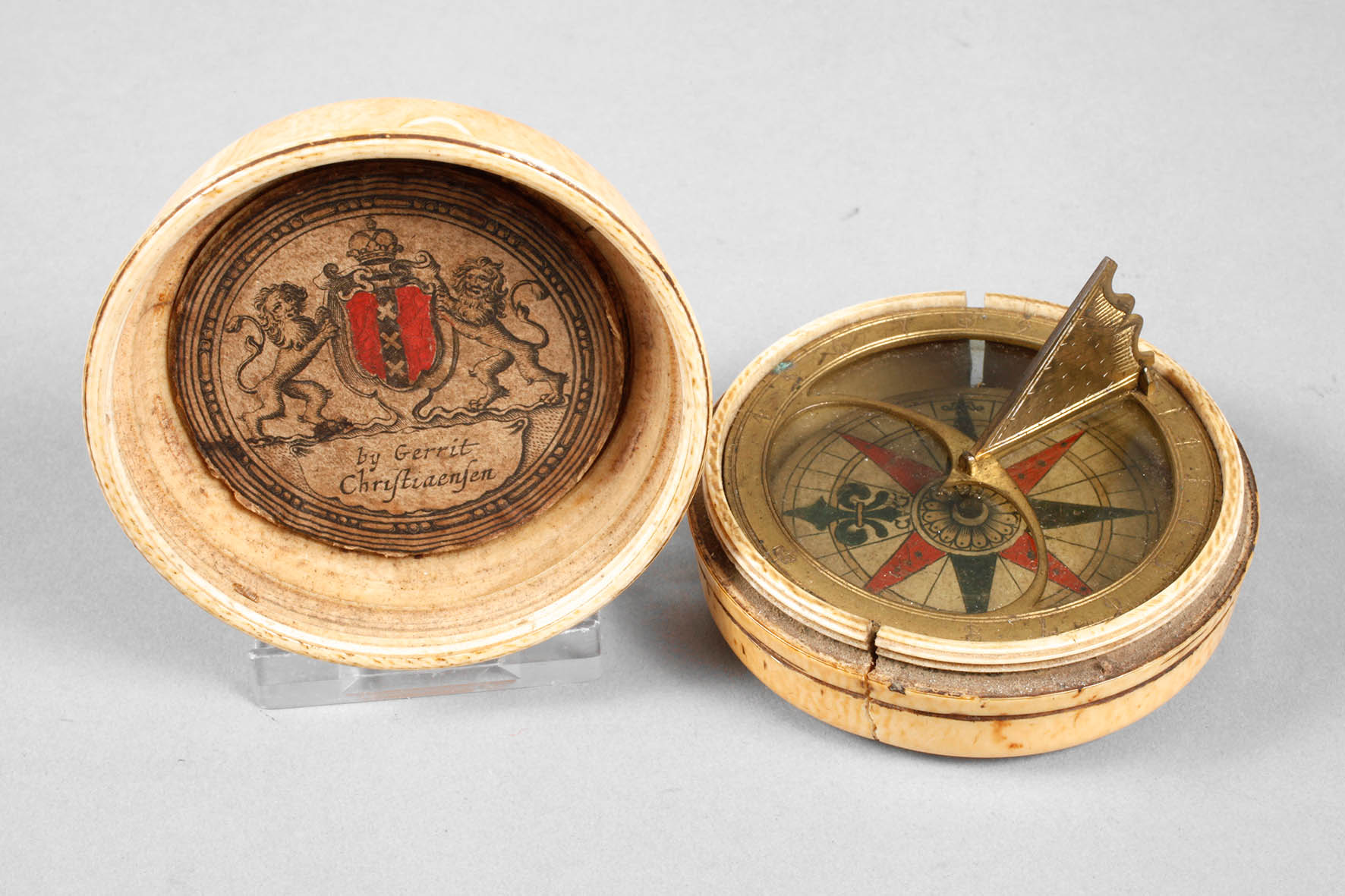 Kompass mit Sonnenuhr Gerrit Christiaensen