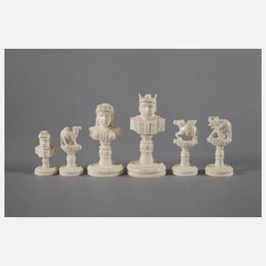 Schachspiel Elfenbein