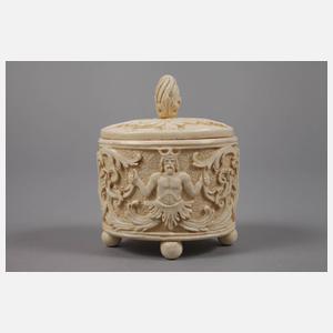 Deckeldose Elfenbein