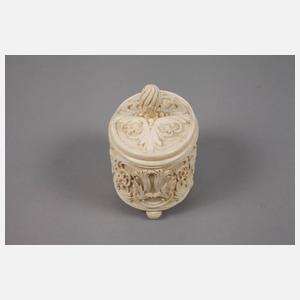 Deckeldose Elfenbein