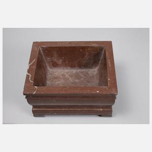 Deckelschatulle Rosso antico