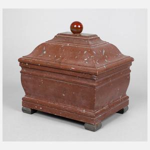 Deckelschatulle Rosso antico