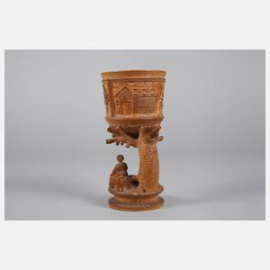 Becher Brienzer Schnitzerei