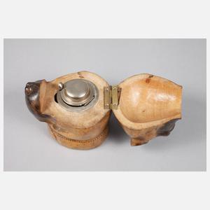 Figürliches Tintenfass