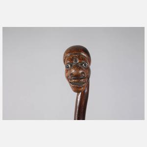 Geschnitzter Spazierstock