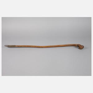 Geschnitzter Spazierstock