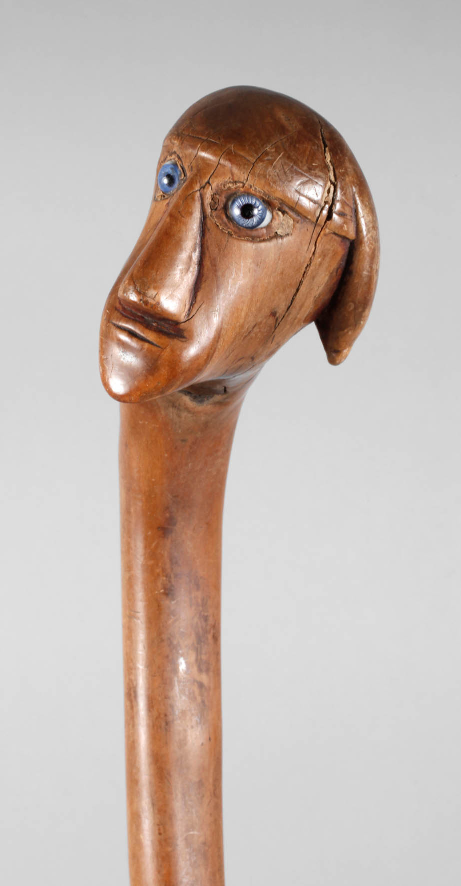 Geschnitzter Spazierstock