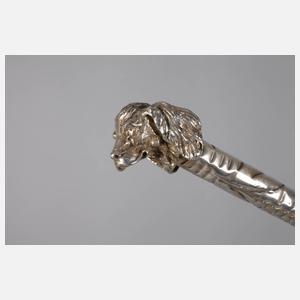 Spazierstock Silber