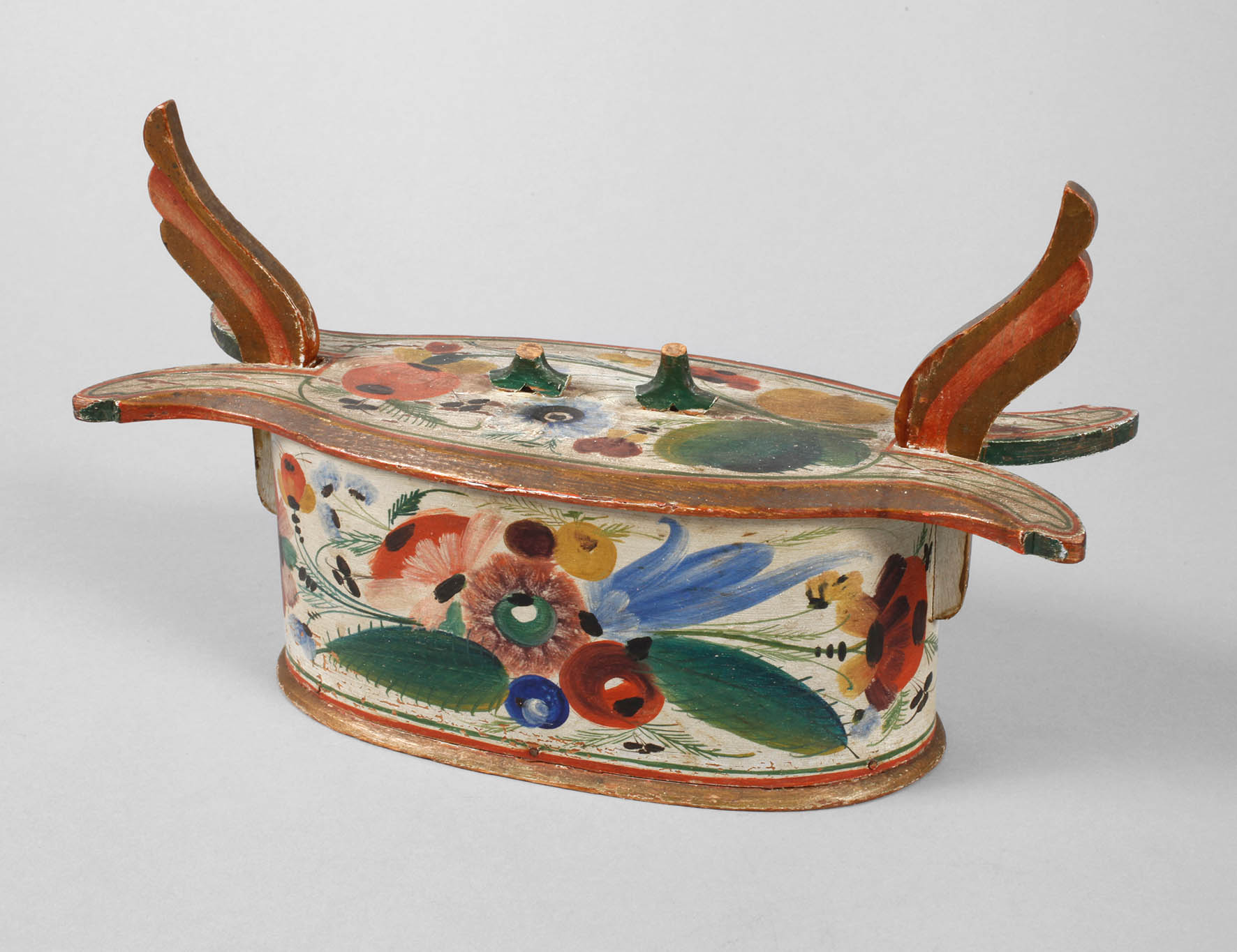 Bäuerliche Deckeldose