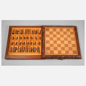 Schachspiel Bronze