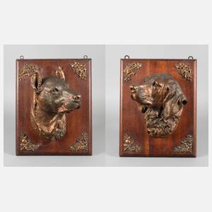 Paar Wandbildplatten