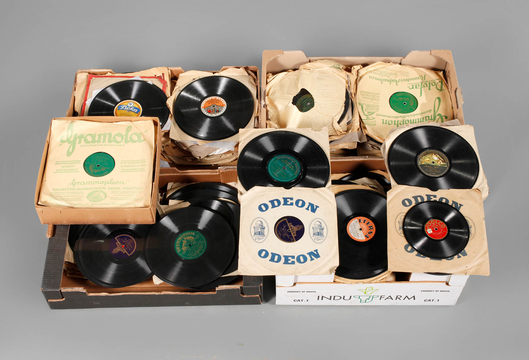 Sammlung Schelllackplatten