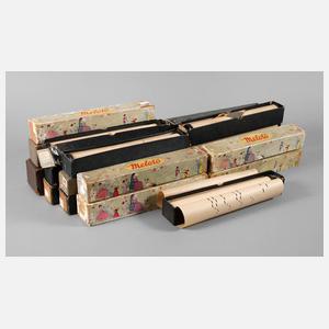 21 Lochpapierrollen für Musikspielgerät