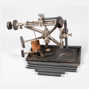 Demonstrationsmodell Kohlelichtbogenlampe