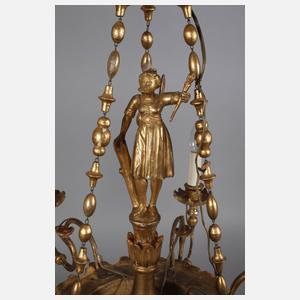 Geschnitzte Deckenlampe